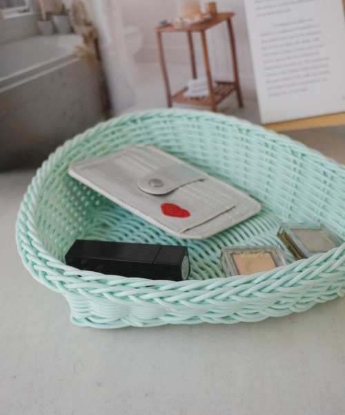 Port(ポート)の「パステルカラー ハート バケット / 収納 トレイ カゴ #_(収納グッズ・レディース・ピンク/グリーン/パープル・FREE)」の6枚目の写真