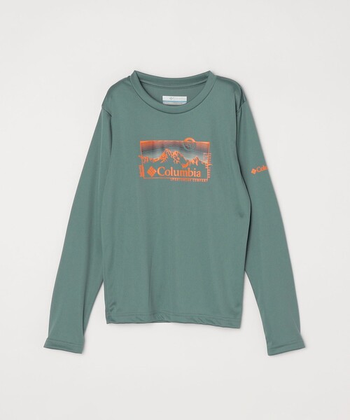 Columbia(コロンビア)の「Columbia: 〈UVカット〉・〈吸水速乾〉オールシーズン ファンクション 長袖Tシャツ◇(Tシャツ/カットソー・キッズ・グレー/ネイビー・S(110-120㎝)/M(125-135㎝)/L(140-150㎝))」の8枚目の写真