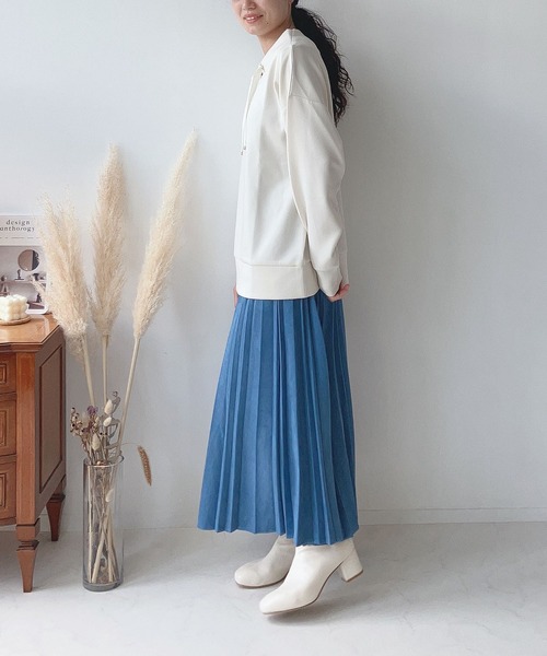 AS KNOW AS plus(アズノゥアズプラス)の「☆ダンボール ドルマンスリーブプルオーバー(スウェット・レディース・モカ/アイボリー/チャコールグレー/ブルーグレー/ラベンダー/ベージュ/グレイッシュベージュ/グリーン・FREE)」の13枚目の写真