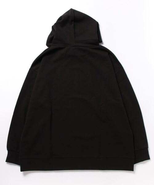 reca(レカ)の「ダンボールオーバーサイズパーカー(パーカー・レディース・ベージュ/ブラック/ブラウン/オフホワイト・FREE)」の5枚目の写真