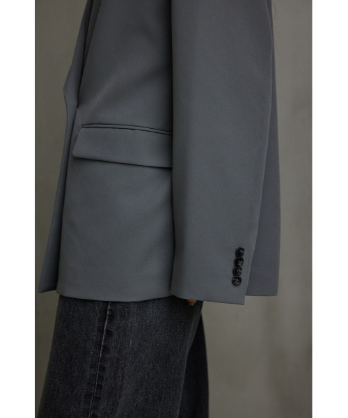 AZUL by moussy（アズールバイマウジー）の「ダブルテーラードジャケット（テーラードジャケット・レディース・グレー/ブラック・FREE）」の21枚目の写真