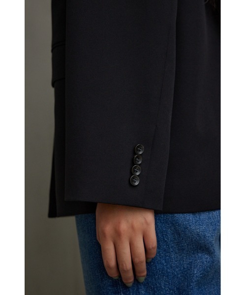 AZUL by moussy（アズールバイマウジー）の「ダブルテーラードジャケット（テーラードジャケット・レディース・グレー/ブラック・FREE）」の11枚目の写真