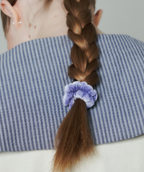 GIUNON(ジウノン)の「velour chouchou(2color set) / ベロアシュシュ(2カラーセット)(シュシュ・レディース・ブラック/レッド/ミント・FREE)」の14枚目の写真