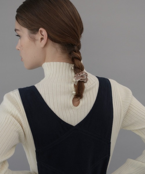 GIUNON(ジウノン)の「velour chouchou(2color set) / ベロアシュシュ(2カラーセット)(シュシュ・レディース・ブラック/レッド/ミント・FREE)」の13枚目の写真