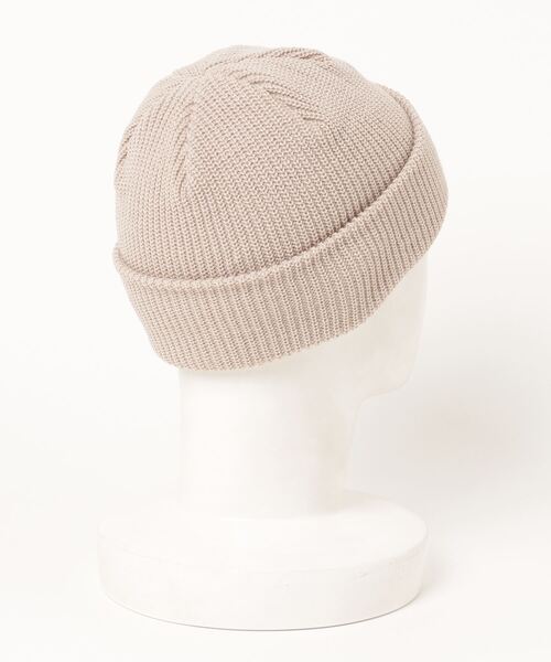 Healthknit（ヘルスニット）の「Healthknit/別注ペナント刺繍ニットキャップ（ニットキャップ/ビーニー・レディース・ブラック/ベージュ/グレー・FREE）」の4枚目の写真