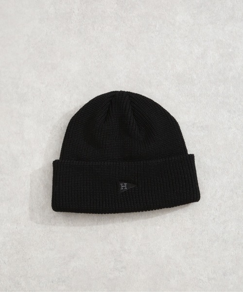 Healthknit（ヘルスニット）の「Healthknit/別注ペナント刺繍ニットキャップ（ニットキャップ/ビーニー・レディース・ブラック/ベージュ/グレー・FREE）」の7枚目の写真