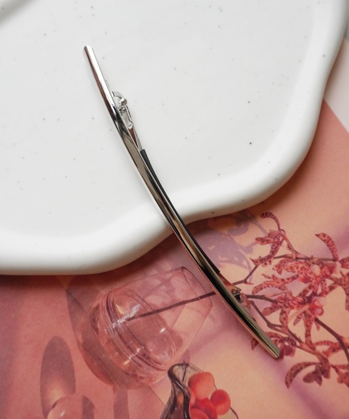 リバティ柄 ヘアクリップ 滑り止め リバティ柄 ヘアクリップ 滑り止め