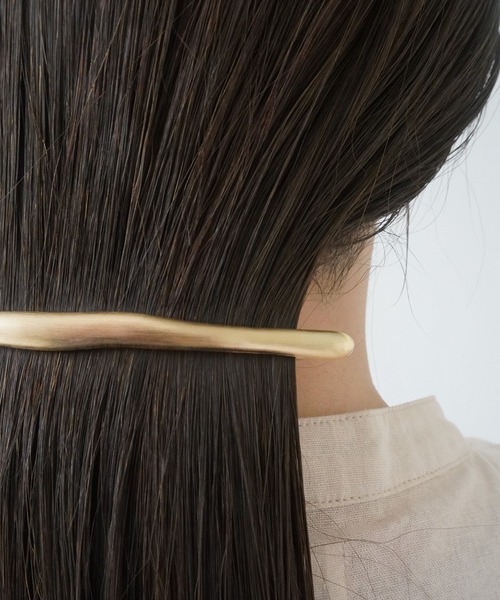 セール】【 滑り止め付き 】 ニュアンス ヘアクリップ_