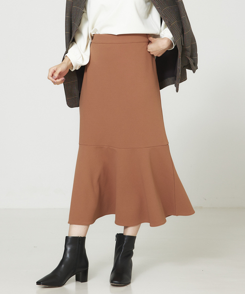 abahouse mavie(アバハウスマヴィ)の「カットジョーゼットマーメイドスカート(スカート・レディース・ブラウン/ブラック・フリー)」の3枚目の写真