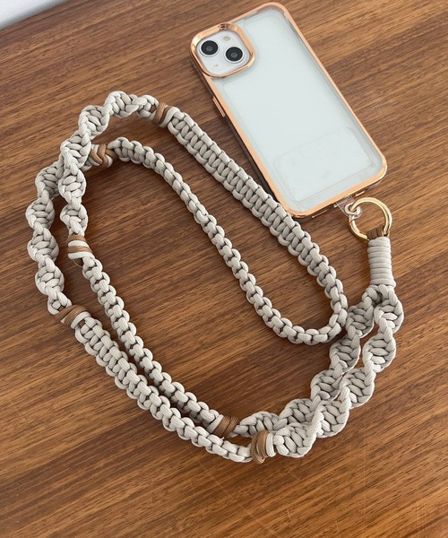 Me%(ミィパーセント)の「ランダムアミモバイルストラップ 981742(スマホグッズ・レディース・アイボリー/ブラック/ピンク・FREE)」の13枚目の写真