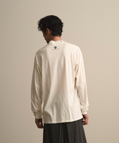 和ROBE（ワローブ）の「JUBAN LONG SLEEVE TEE（Tシャツ/カットソー・メンズ・ホワイト/ブラック/ダークネイビー/ダークグレー・3/2）」の19枚目の写真