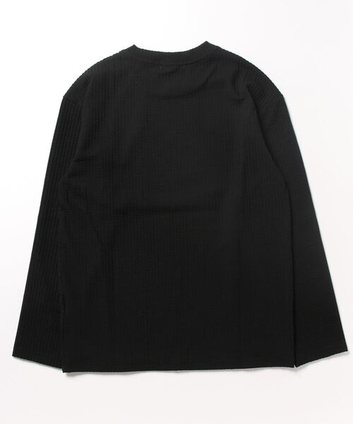 aimoha（アイモハ）の「aimoha men ビッグシルエットカットソー（ニット/セーター・メンズ・ブラック/ネイビー/グリーン/ベージュ・LARGE/XXX-LARGE/XX-LARGE/MEDIUM/X-LARGE）」の5枚目の写真