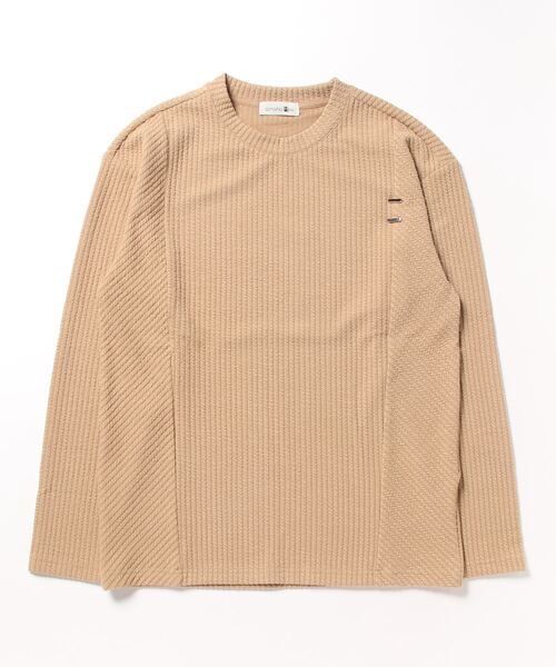 aimoha（アイモハ）の「aimoha men ビッグシルエットカットソー（ニット/セーター・メンズ・ブラック/ネイビー/グリーン/ベージュ・LARGE/XXX-LARGE/XX-LARGE/MEDIUM/X-LARGE）」の22枚目の写真