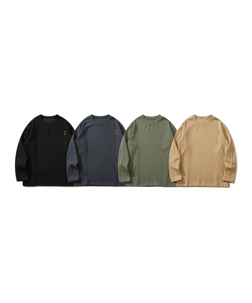 aimoha（アイモハ）の「aimoha men ビッグシルエットカットソー（ニット/セーター・メンズ・ブラック/ネイビー/グリーン/ベージュ・LARGE/XXX-LARGE/XX-LARGE/MEDIUM/X-LARGE）」の20枚目の写真