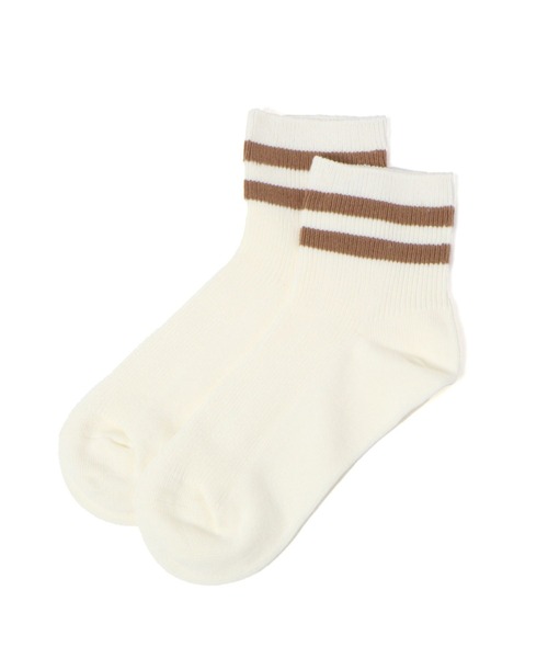 repipi armario（レピピ アルマリオ）の「ホソリブラインソックス（ソックス/靴下・キッズ・ベージュ/グレー/ブラック/ブルー/カーキ/ホワイト/エメラルド/グレー系その他/グリーン/ピンク・FREE）」の6枚目の写真