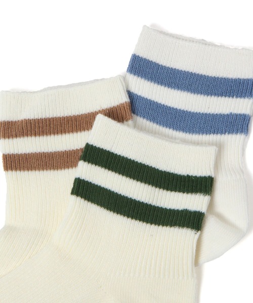 repipi armario（レピピ アルマリオ）の「ホソリブラインソックス（ソックス/靴下・キッズ・ベージュ/グレー/ブラック/ブルー/カーキ/ホワイト/エメラルド/グレー系その他/グリーン/ピンク・FREE）」の20枚目の写真