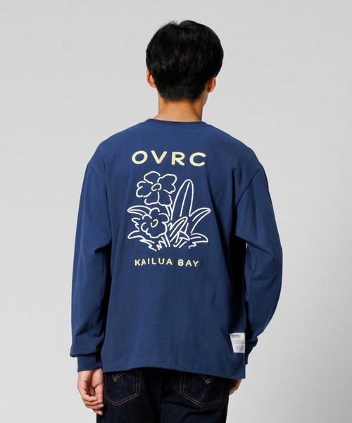 Right-on（ライトオン）の「SURFLOWER BRUSHE長袖Tシャツ（Tシャツ/カットソー・メンズ・ブラック/ホワイト/ネイビー・L/XL/M）」の3枚目の写真