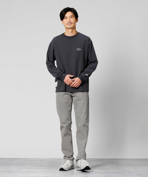 Right-on（ライトオン）の「SURFLOWER BRUSHE長袖Tシャツ（Tシャツ/カットソー・メンズ・ブラック/ホワイト/ネイビー・L/XL/M）」の12枚目の写真