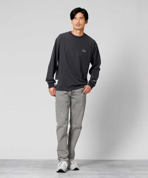 Right-on（ライトオン）の「SURFLOWER BRUSHE長袖Tシャツ（Tシャツ/カットソー・メンズ・ブラック/ホワイト/ネイビー・L/XL/M）」の14枚目の写真