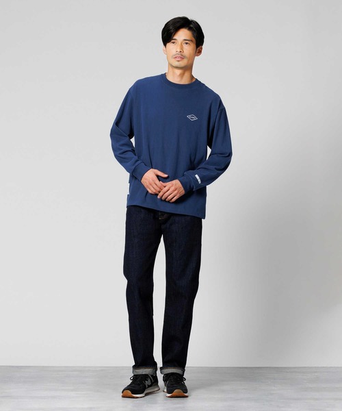 Right-on（ライトオン）の「SURFLOWER BRUSHE長袖Tシャツ（Tシャツ/カットソー・メンズ・ブラック/ホワイト/ネイビー・L/XL/M）」の15枚目の写真