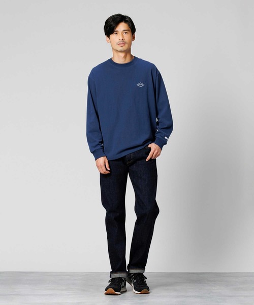Right-on（ライトオン）の「SURFLOWER BRUSHE長袖Tシャツ（Tシャツ/カットソー・メンズ・ブラック/ホワイト/ネイビー・L/XL/M）」の17枚目の写真