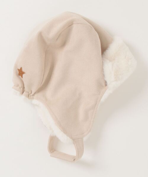 petit main（プティマイン）の「フライトキャップ（キャップ・キッズ・ベージュ/アイボリー・50cm/52cm/54cm）」の8枚目の写真