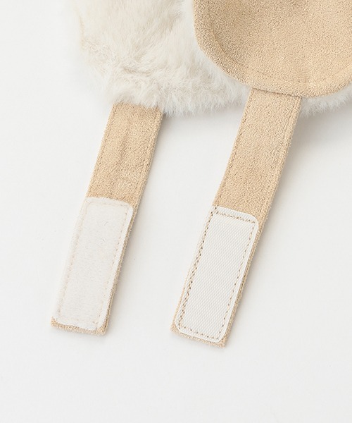 petit main（プティマイン）の「フライトキャップ（キャップ・キッズ・ベージュ/アイボリー・50cm/52cm/54cm）」の5枚目の写真