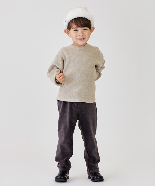 petit main（プティマイン）の「フライトキャップ（キャップ・キッズ・ベージュ/アイボリー・50cm/52cm/54cm）」の13枚目の写真