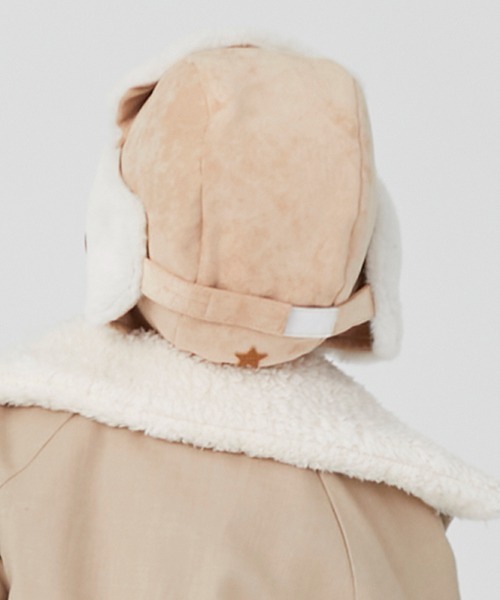 petit main（プティマイン）の「フライトキャップ（キャップ・キッズ・ベージュ/アイボリー・50cm/52cm/54cm）」の20枚目の写真