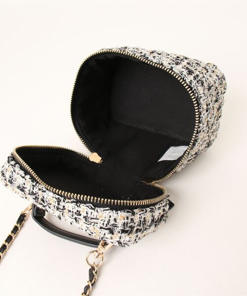 archives(アルシーヴ)の「ツイードバニティショルダー(ショルダーバッグ・レディース・グレー/ブラック・FREE)」の21枚目の写真