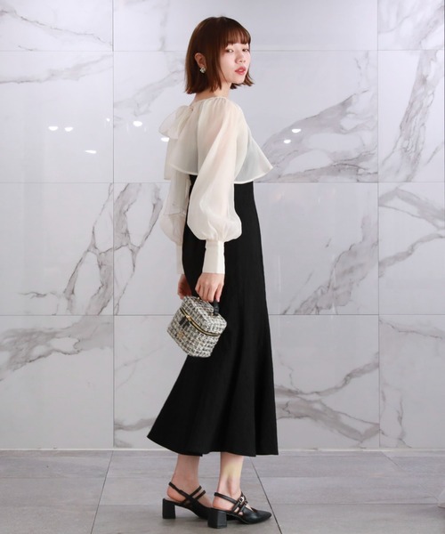 archives(アルシーヴ)の「ツイードバニティショルダー(ショルダーバッグ・レディース・グレー/ブラック・FREE)」の10枚目の写真