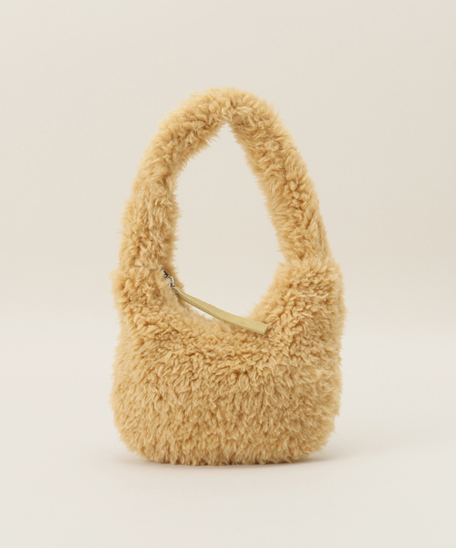 TODAYFUL（トゥデイフル）の「【TODAYFUL / トゥデイフル】Oval Boa Bag（ハンドバッグ・レディース・ブラック・FREE）」の4枚目の写真