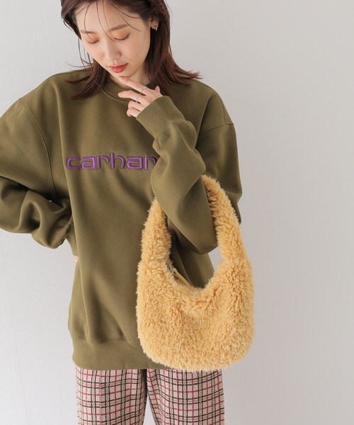 TODAYFUL（トゥデイフル）の「【TODAYFUL / トゥデイフル】Oval Boa Bag（ハンドバッグ・レディース・ブラック・FREE）」の9枚目の写真