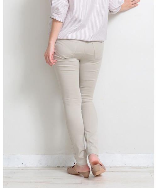 PATRIOT TAXI SELECT(パトリオットタクシーセレクト)の「【犬印】テフロン撥水防汚加工パンツ(マタニティウェア/グッズ・レディース・ブラック/ライトベージュ/オフホワイト・S/L/M)」の10枚目の写真