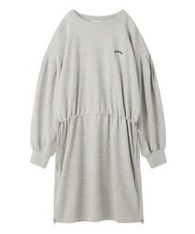 WEST DRAWSTIRNG SWEAT DRESS