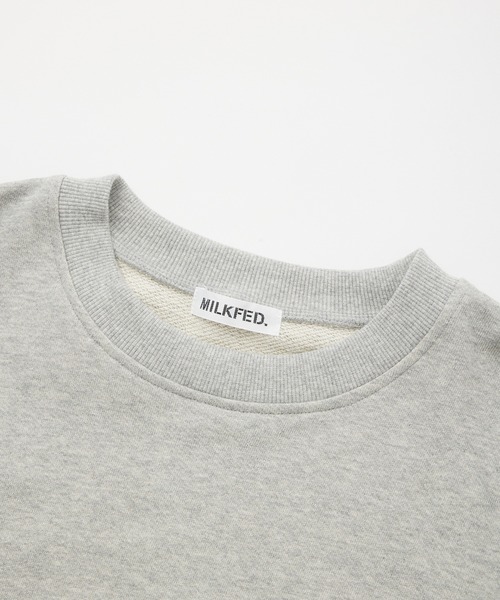 MILKFED.（ミルクフェド）の「WEST DRAWSTIRNG SWEAT DRESS（ワンピース・レディース・アッシュ/ライトグリーン/ネイビー・ONE SIZE）」の5枚目の写真