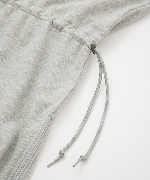 MILKFED.（ミルクフェド）の「WEST DRAWSTIRNG SWEAT DRESS（ワンピース・レディース・アッシュ/ライトグリーン/ネイビー・ONE SIZE）」の10枚目の写真