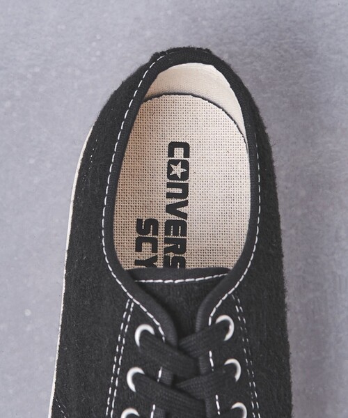 レア】CONVERSE ジャックパーセル パイル生地 黒26.5cm サイ SCYE サイ