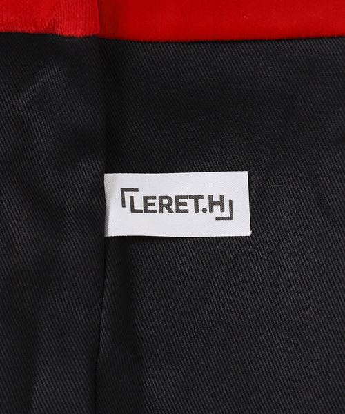 LERET.H ルレアッシュ　サック・カレ・ワンハンドル バッグ 黒 中古・古着通販】LERET.H (ルレアッシュ) サック・カレ ブラック 未