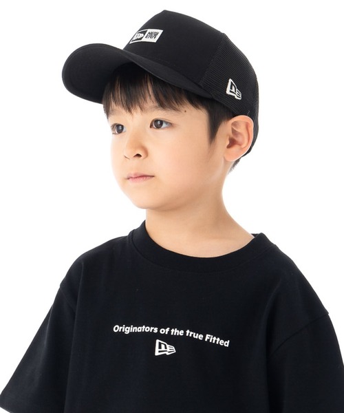 NEW ERA（ニューエラ）の「ニューエラキッズ メッシュキャップ 9FORTYA-Frame ボックスロゴ（キャップ・キッズ・ストーン/ブラック/ブラック系・52-56cm）」の20枚目の写真