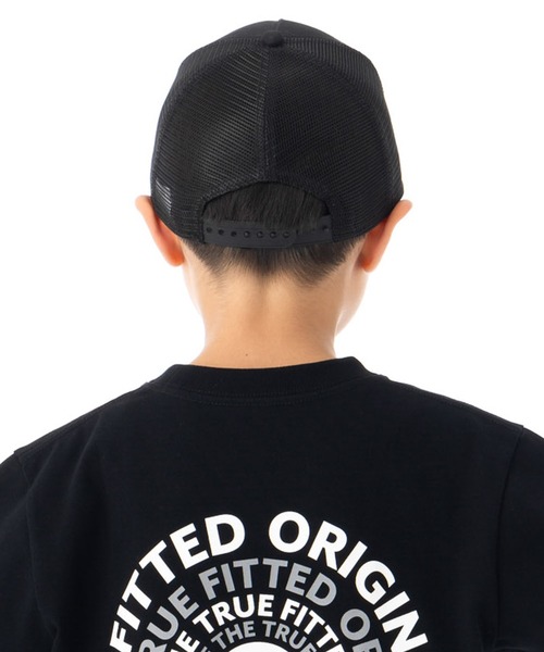 NEW ERA（ニューエラ）の「ニューエラキッズ メッシュキャップ 9FORTYA-Frame ボックスロゴ（キャップ・キッズ・ストーン/ブラック/ブラック系・52-56cm）」の22枚目の写真