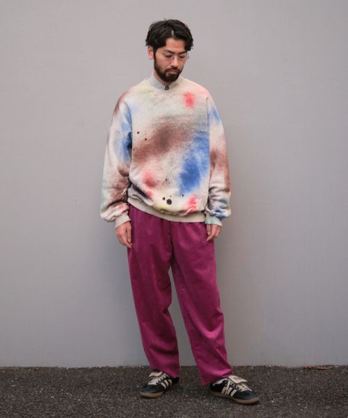 EDIFICE LA BOUCLE（エディフィスラブークル）の「【LA BOUCLE / ラブークル】ウルトラスエード ワイドパンツ（その他パンツ・メンズ・ブラウン系その他/サックスブルー/パープル・FREE）」の20枚目の写真