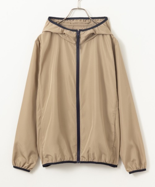 NAVY（ネイビー）の「NAVY 撥水 軽量 パーカー（その他アウター・レディース・ライトグリーン/ベージュ/ネイビー/グレー・L/M/XL/S）」の12枚目の写真
