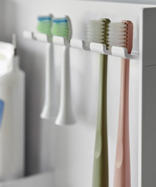 tower（タワー）の「tower(タワー) 目隠し歯ブラシ＆チューブスタンド（オーラルケア/歯磨きグッズ・レディース・ブラック/ホワイト・F）」の10枚目の写真