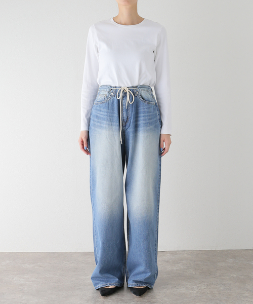 JOINT WORKS(ジョイントワークス)の「STRING DENIM パンツ(デニムパンツ・レディース・ブルー系その他・MEDIUM)」の16枚目の写真