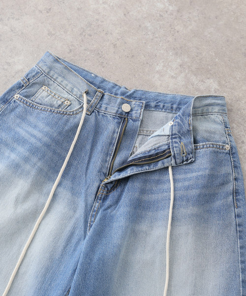 JOINT WORKS(ジョイントワークス)の「STRING DENIM パンツ(デニムパンツ・レディース・ブルー系その他・MEDIUM)」の4枚目の写真