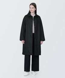 無印良品 | 婦人　木の実から作ったカポック混中わたステンカラーコート(ステンカラーコート)