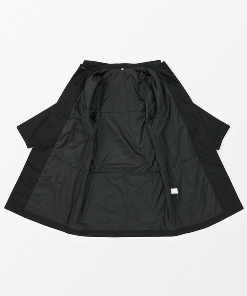 無印良品（ムジルシリョウヒン）の「婦人　木の実から作ったカポック混中わたステンカラーコート（ステンカラーコート・レディース・イエロー系2/ブラック/ライトベージュ・M/S/XS/XL/L）」の9枚目の写真