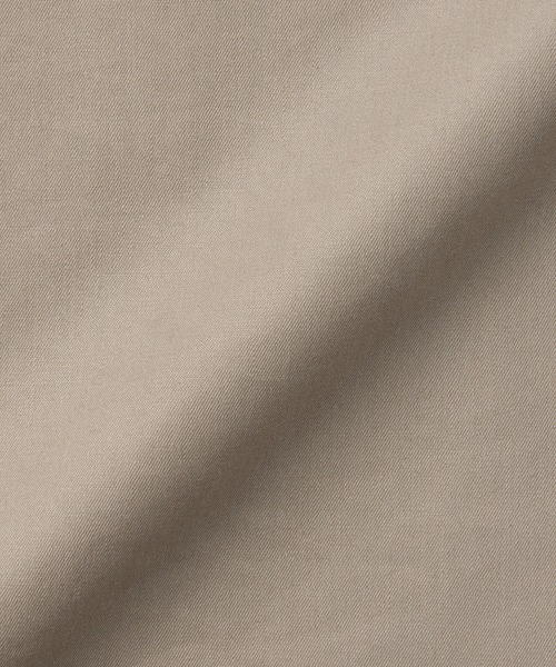 無印良品（ムジルシリョウヒン）の「婦人　木の実から作ったカポック混中わたステンカラーコート（ステンカラーコート・レディース・イエロー系2/ブラック/ライトベージュ・M/S/XS/XL/L）」の19枚目の写真