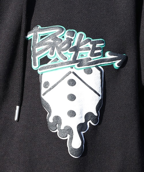 ８(eight)（エイト）の「グラフィック裏起毛ZIPパーカー（パーカー・メンズ・ブラック/アッシュグレー・LARGE/MEDIUM）」の14枚目の写真